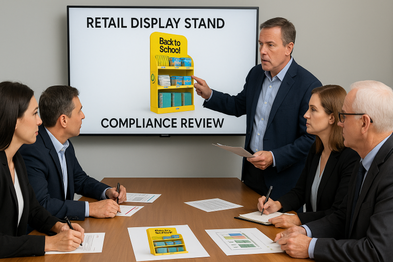 POP display stand designed to strengthen brand and retailer collaboration